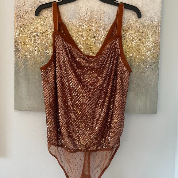 Free People Shimmer & Shine Bodysuit (NWT) - Picture 5 of 16